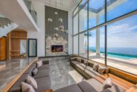 Spacious, modern villa with ocean view and elegant interior design, perfect for luxury living.