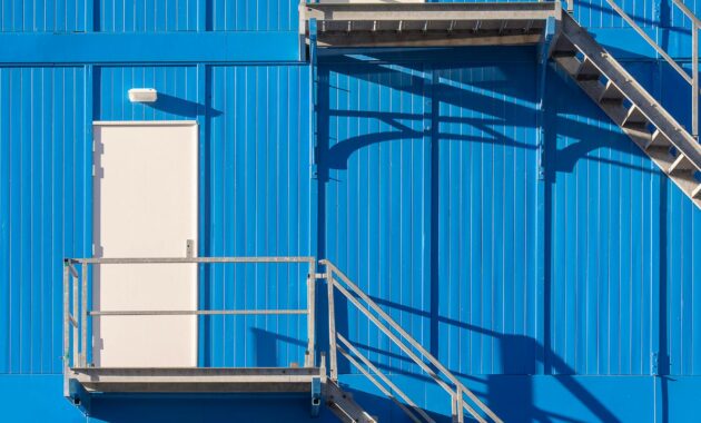 Light steel hollow metal doors